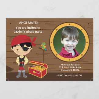 Pirate them invitation