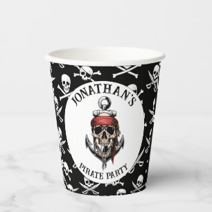 Pirate theme Party Adult NAUTICAL Paper Cups