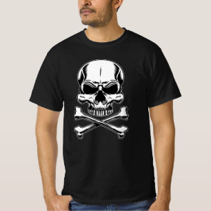 Pirate theme Party Adult Ship Skull T-Shirt