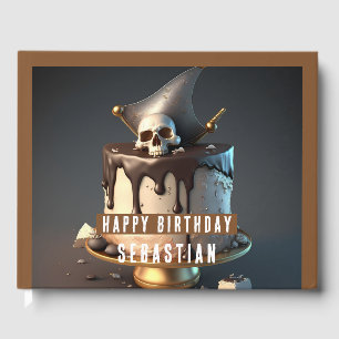 Pirate themed Birthdays Guest Book