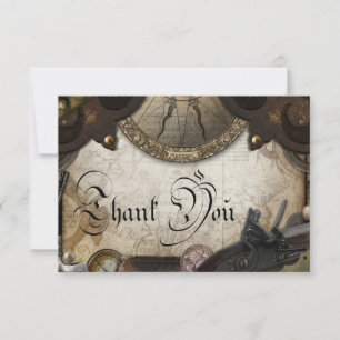 Pirate Themed Thank You Card