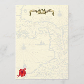 Pirate Themed Wedding Invites