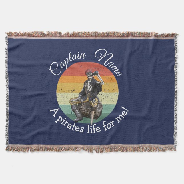 Pirate Throw Blanket (Front)