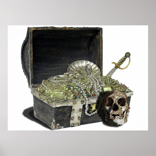 Pirate treasure chest 1 poster (Front)