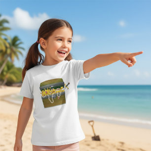 Pirate Treasure Chest with Jewels and Sword T-Shirt