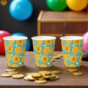 Pirate Treasure Gold Coin Party  Paper Cups