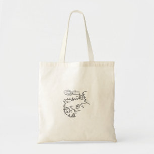 Pirate Treasure Map Tote Bag