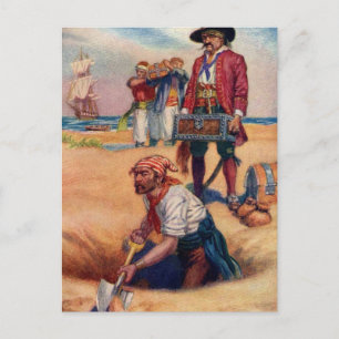 Pirate Treasure Postcard