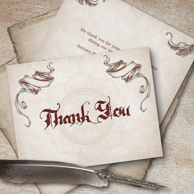 Pirate Treasure Wedding Thank You Card (Creator Uploaded)