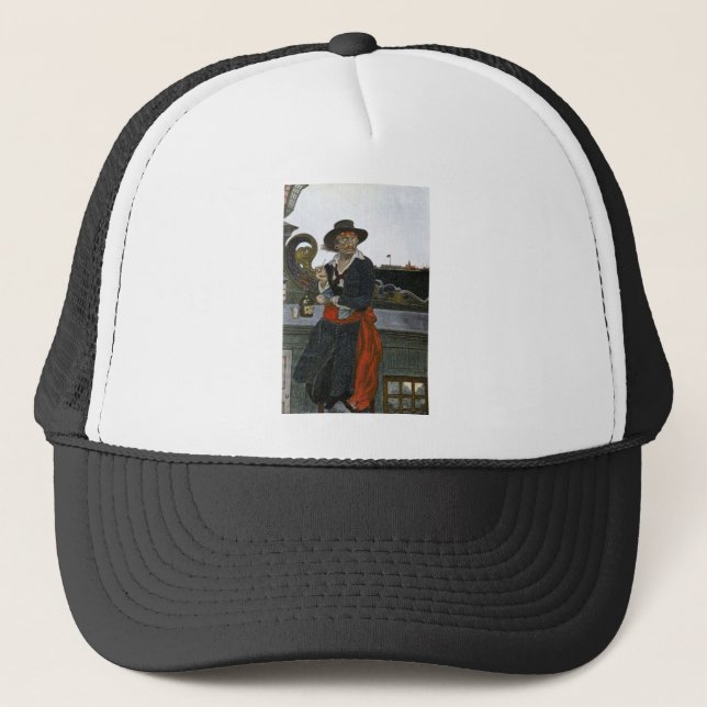 Pirate Trucker Hat (Front)