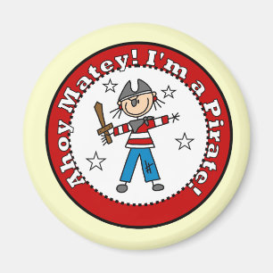 Pirate Tshirts and Gifts Magnet