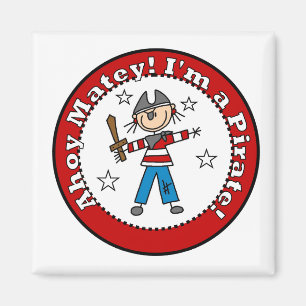 Pirate Tshirts and Gifts Magnet