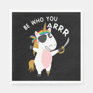 Pirate Unicorn Napkin
