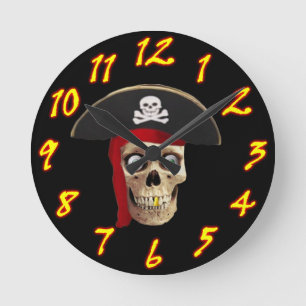 Pirate Wall Clock Style 2