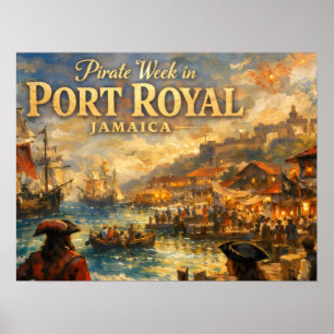 Pirate week in port royal poster