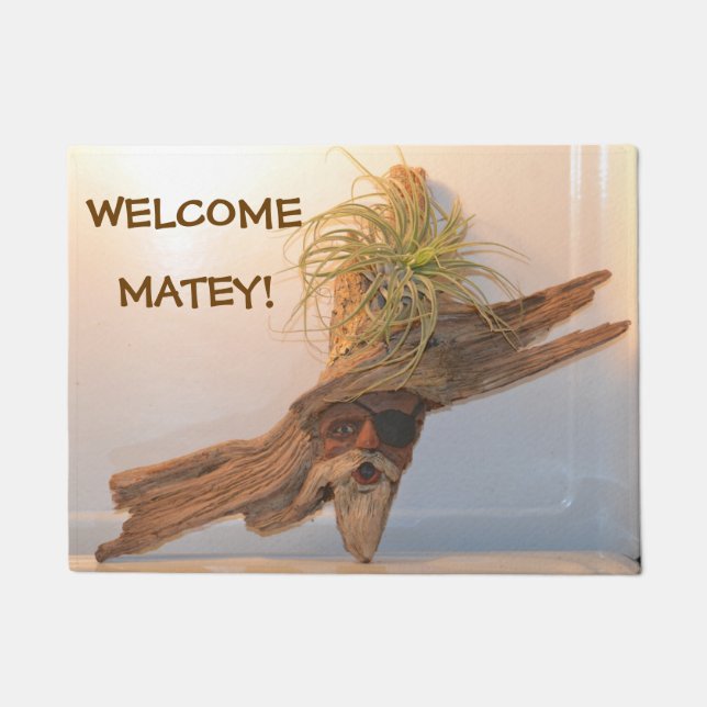 Pirate Welcome Doormat (Front)