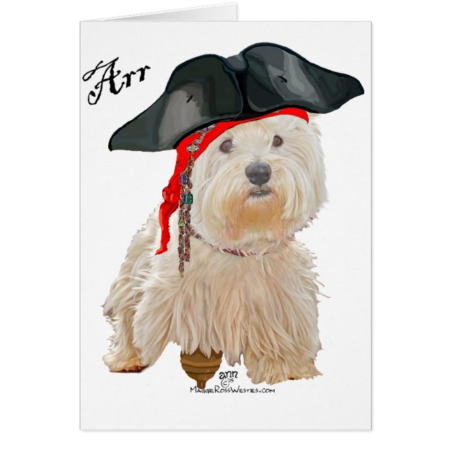 Pirate Westie (Front)