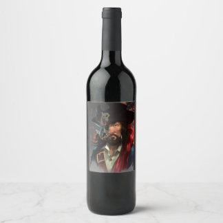 Pirate Wine Label