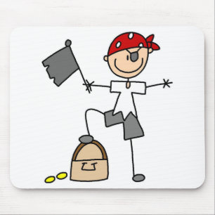 Pirate With Treasure Mousepad