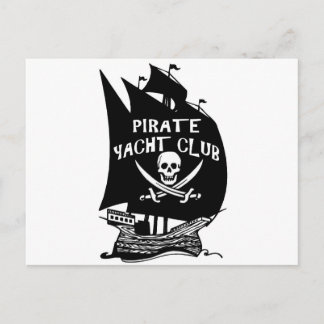 Pirate Yacht Club Postcard