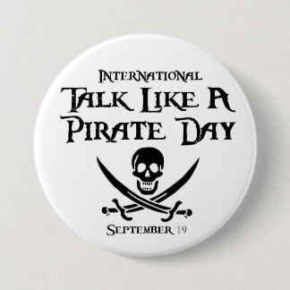 PirateDayButton 7.5 Cm Round Badge