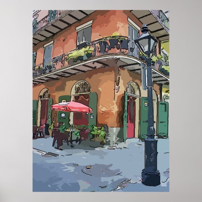 Pirates Alley Cafe, New Orleans Poster (Front)