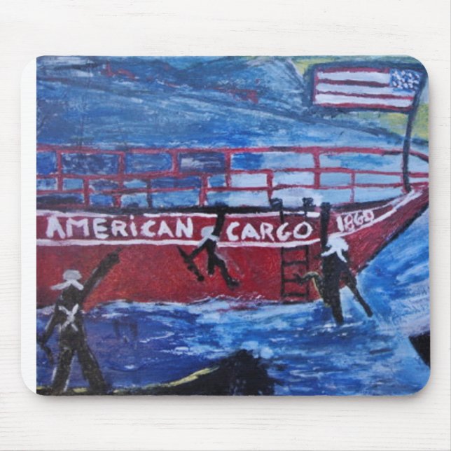 PIRATES AMERICAN CARGO MOUSE PAD (Front)
