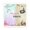 Pirates and Mermaids Birthday Party Paper Napkins