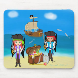Pirates and Treasure Use Mousepad