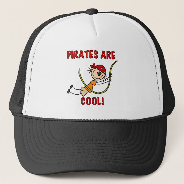 Pirates Are Cool Trucker Hat (Front)