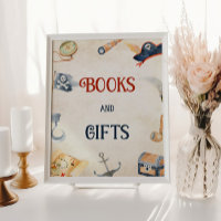 Pirates Baby Shower Books And Gifts Sign