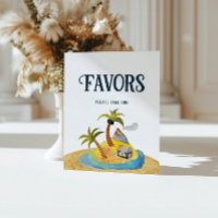 Pirates Baby Shower Favours Sign