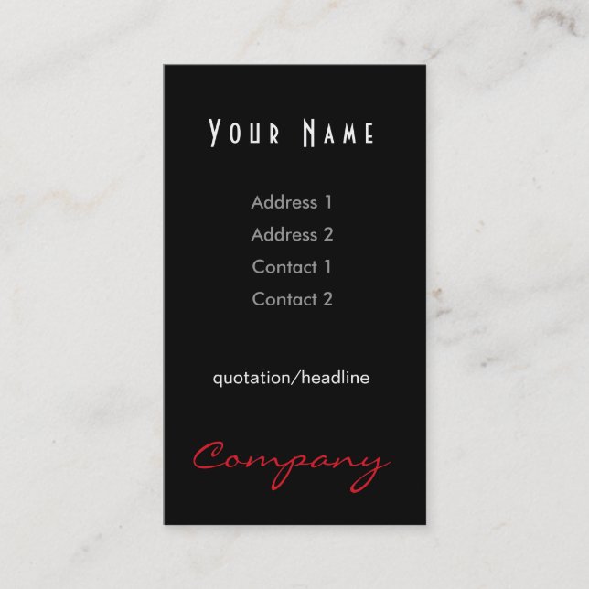 Pirates Business Card (Front)