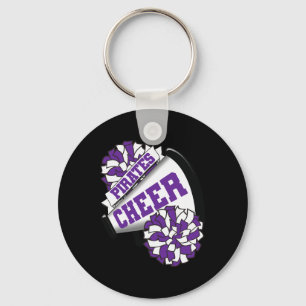 Pirates Cheer Ck To School Cheerleading Spirit P Key Ring