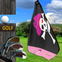 Pirates flag & Captain Grace monogrammed Golf 
