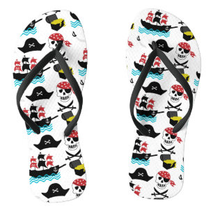 Pirates Flip Flops