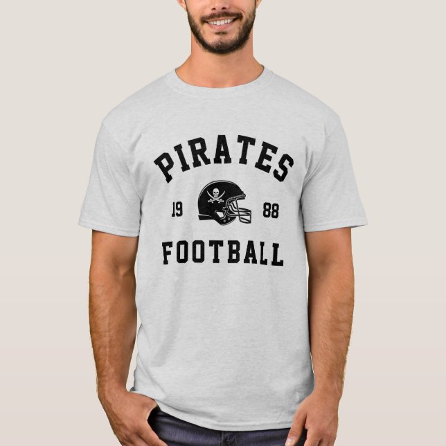 Pirates Football  T-Shirt (Front)