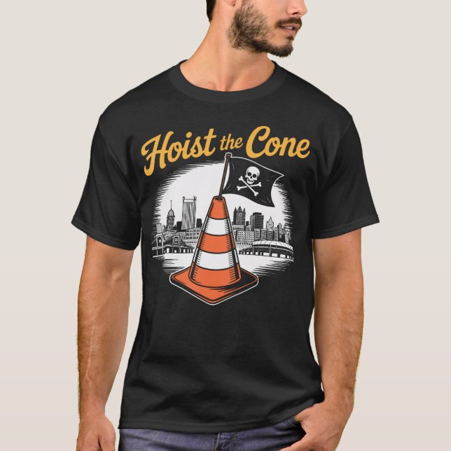 Pirates Hoist The Cone T-Shirt (Front)
