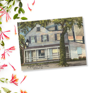 Pirates House Savannah GA vintage Postcard