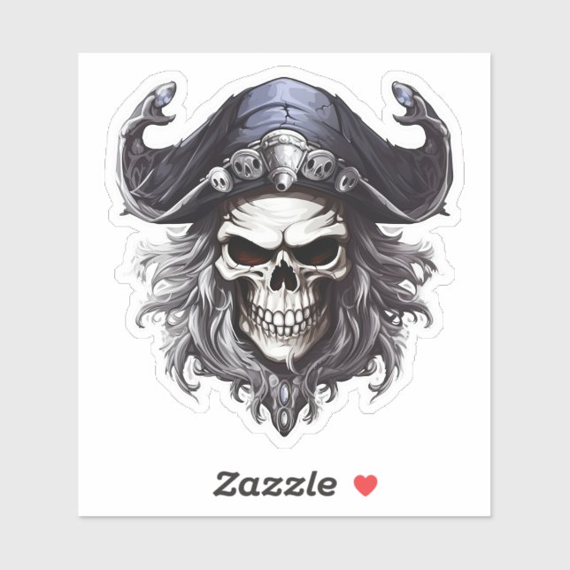 Pirate's Mark: Bold Sticker Designs Stickers (Sheet)