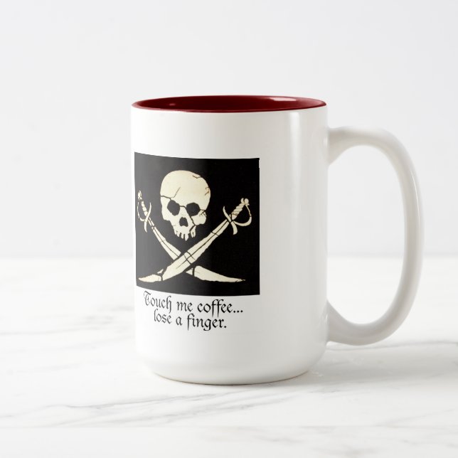 Pirate's Morning Coffee Mug (Right)