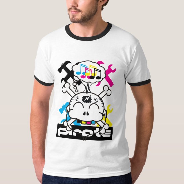 pirates of 4 colour process T-Shirt (Front)