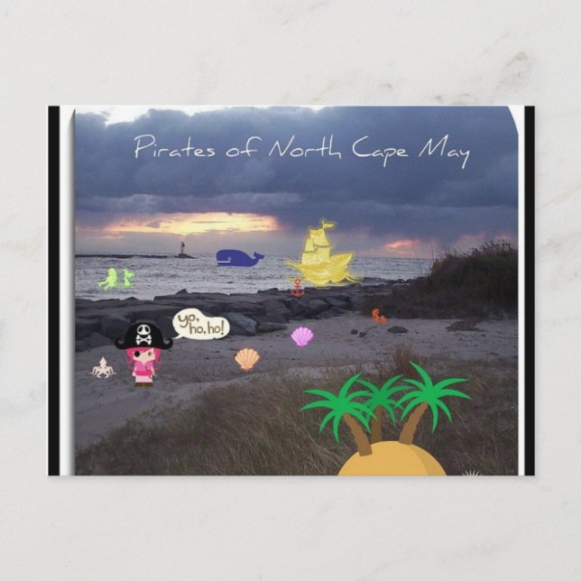 Pirates of North Cape May Postcard (Front)
