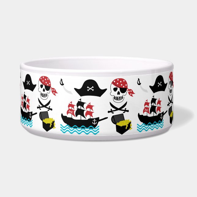 Pirates Pet Bowl (Front)