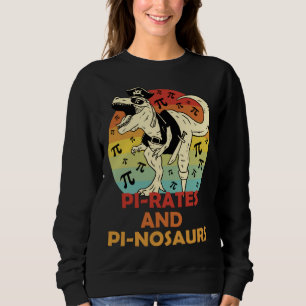 PIrates PInosaurs Math 3 14 Number Mathlete Genius Sweatshirt