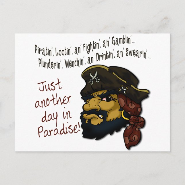 Pirates! Postcard (Front)