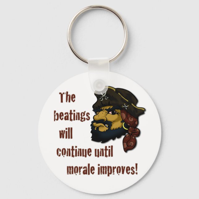 Pirates RULE! Key Ring (Front)