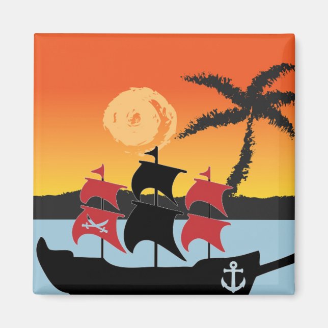 Pirates Ship Magnet (Front)