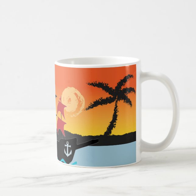 Pirates Ship Mug (Right)