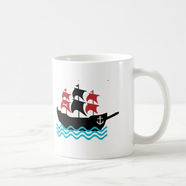 Pirates Ship Mug (Right)